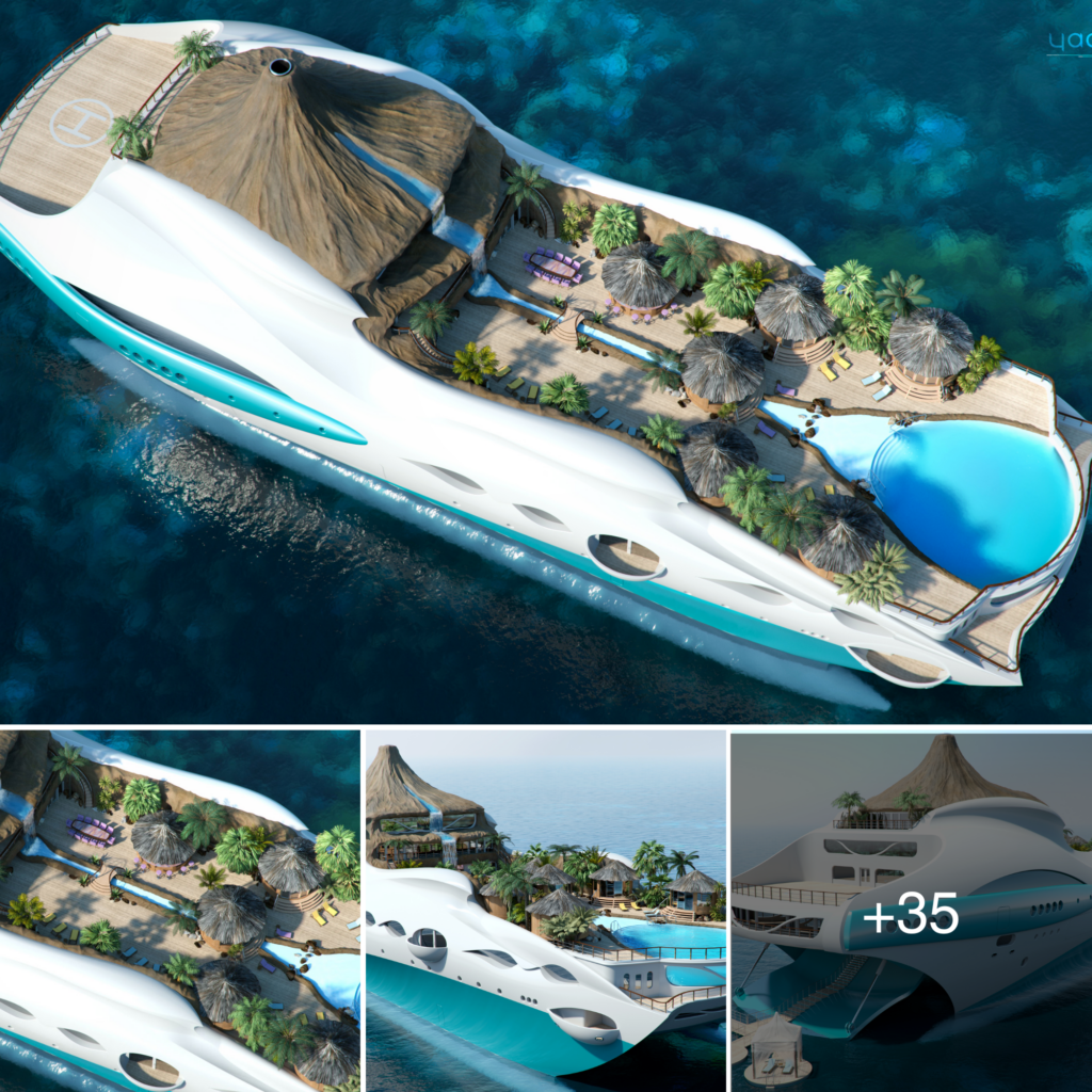 tropical island paradise superyacht