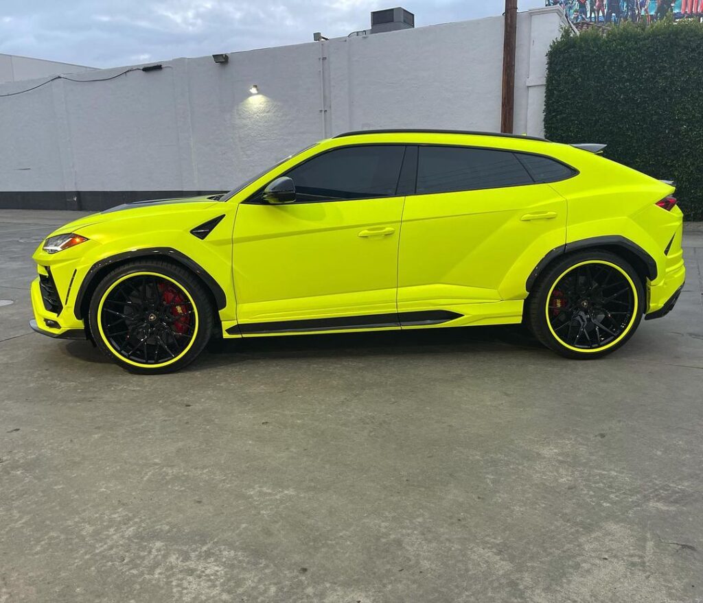 NBA star LaMelo Ball spent $200,000 on an eye-catching neon green ...