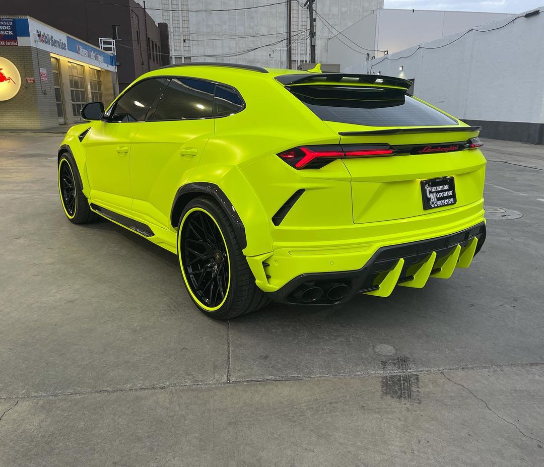 NBA star LaMelo Ball spent $200,000 on an eye-catching neon green Lamborghini Urus